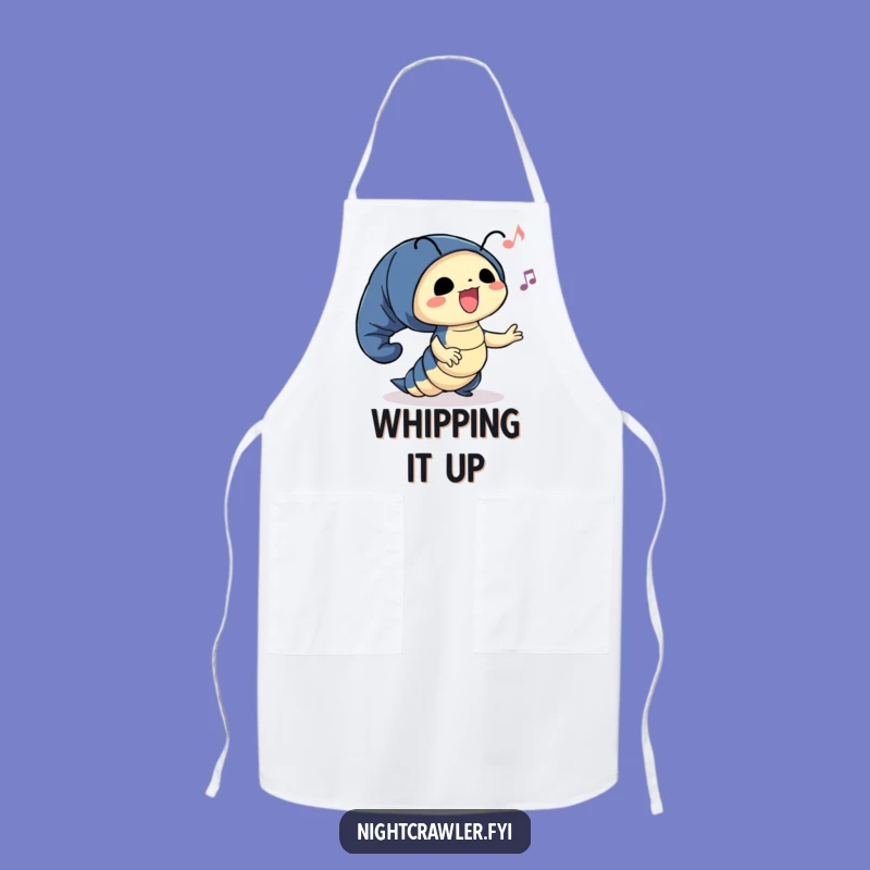 Funny Chef Apron: Night Crawler's Happy Dance for Kitchen Grooves