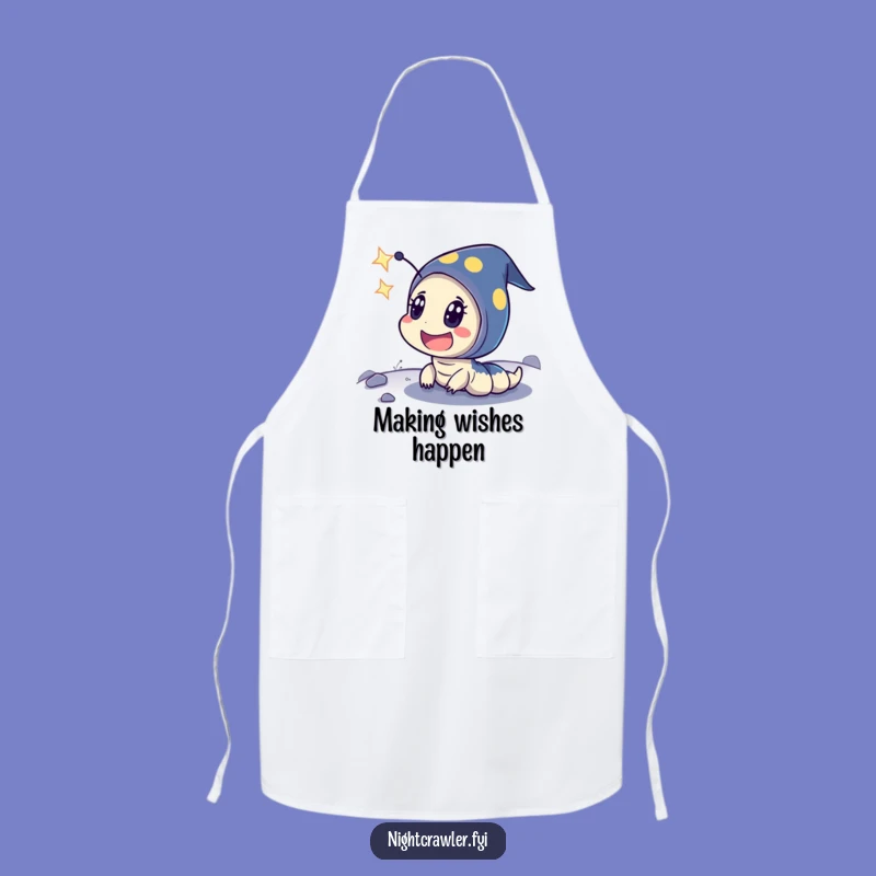 Funny Chef Apron: Night Crawler's Shooting Star Surprise