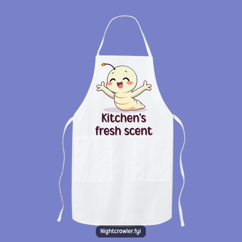 Funny Happy Night Crawler Apron: Cook with a Smile and a Breeze