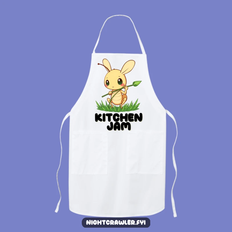 Funny Harmony Apron: Cricket Musician Design, Practical and Funny Gift for Cooks