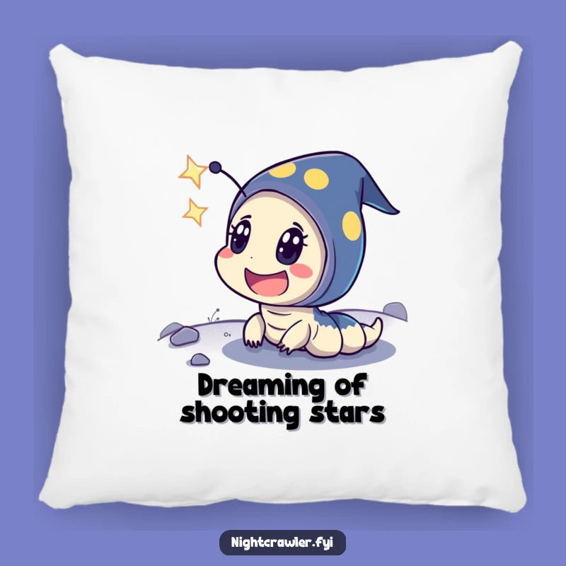 Funny Comfort Pillow: Night Crawler's Surprise Star Dream Decor