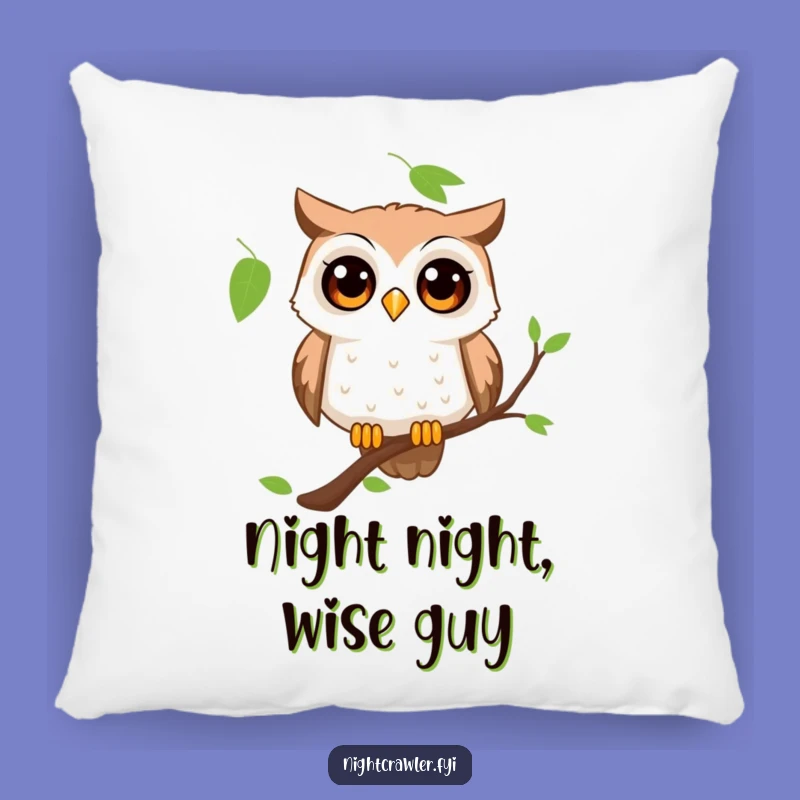 Funny Curious Owl Pillow: Cozy Wonder Accent, Perfect Comfy Gift!