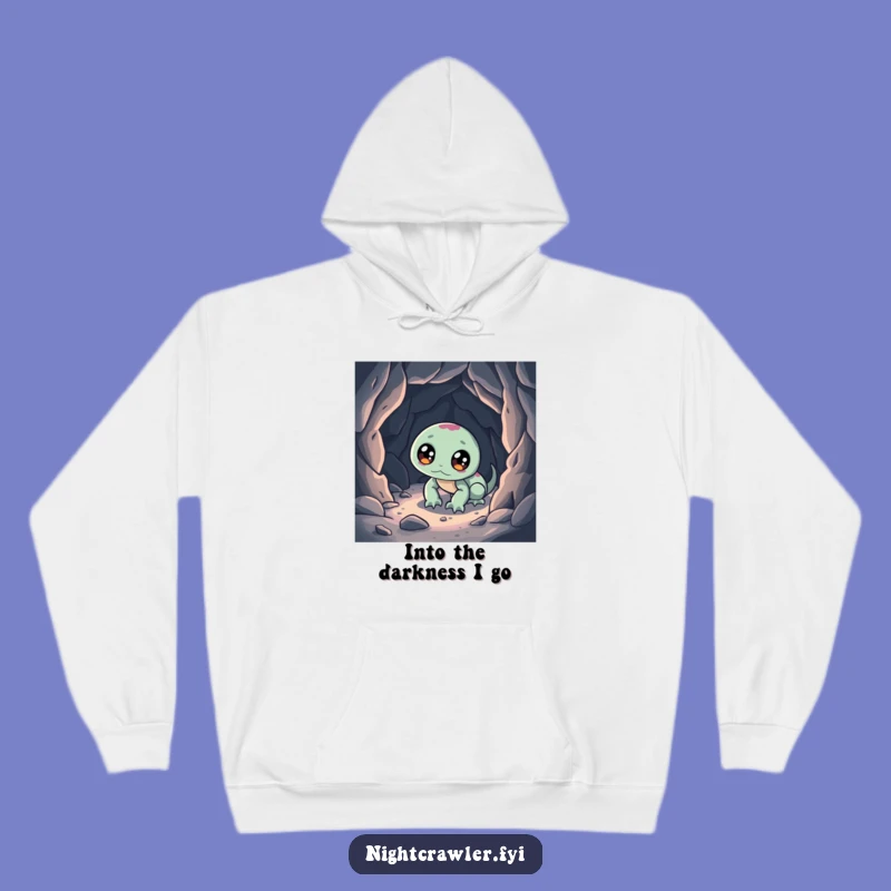 Cozy Funny Night Crawler Cave Explorer Hoodie: Warmth and Laughter Guaranteed