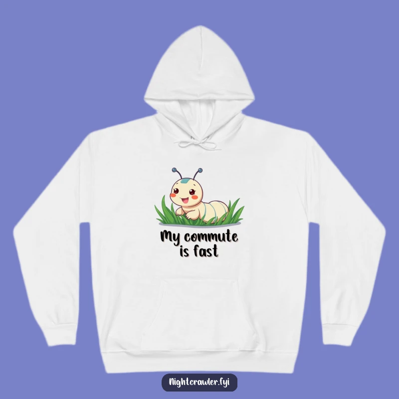 Cozy Funny Night Crawler Grass Slider Hoodie: Warmth and Whimsy