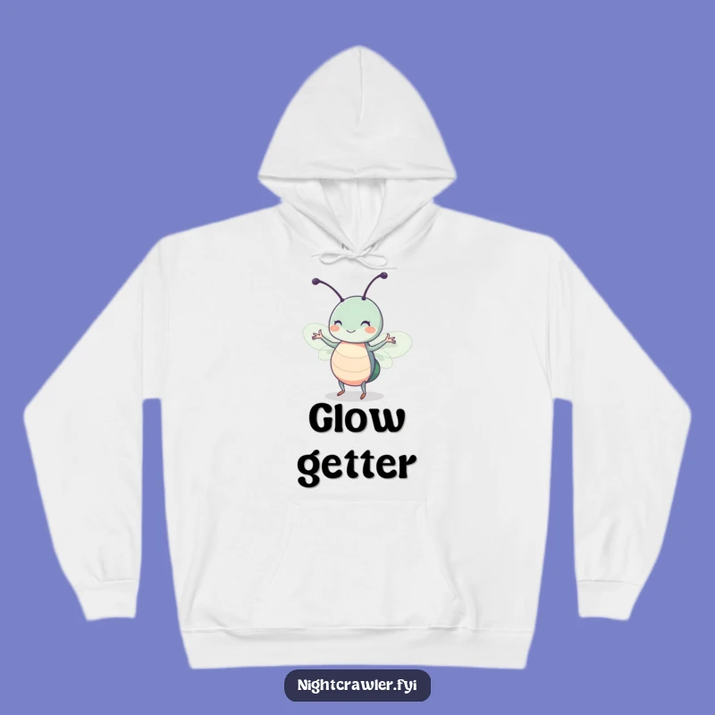 Funny Hooded Insect Moonlight Dance Sweatshirt: Cozy Bug Twitch Gift