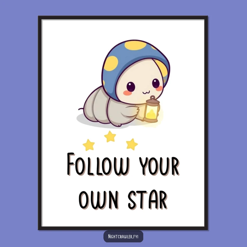 Funny Free Printable Wall Art: Star Path Lantern