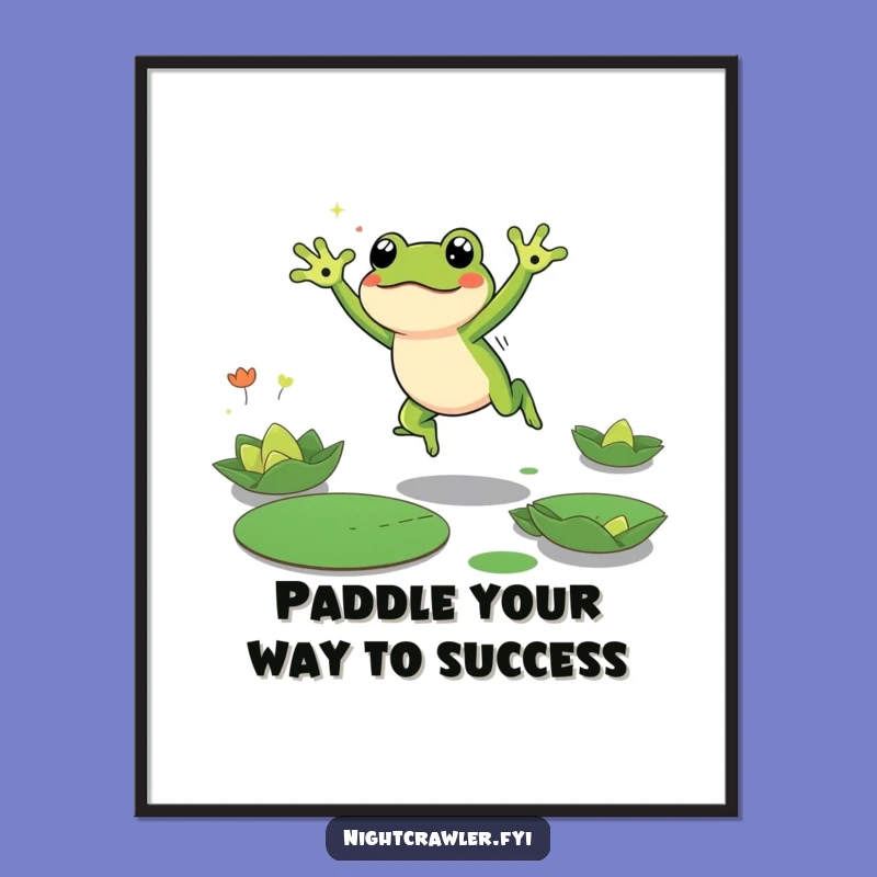 Free Printable Frog Wall Art - Funny Downloadable Decor for Playful Spaces