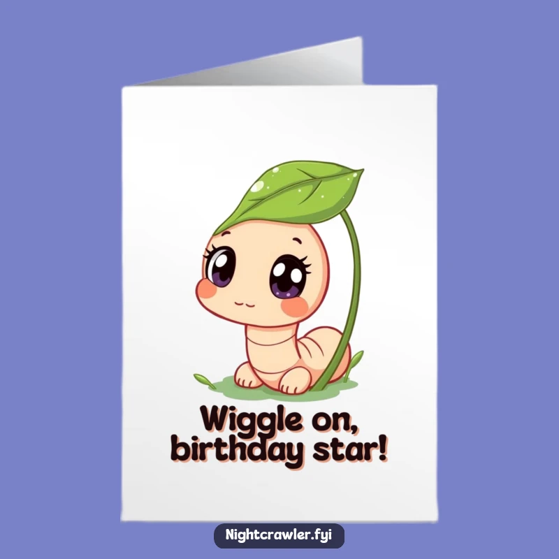 Free Printable Birthday Card: Curious Worm, Perfect DIY Downloadable Gift!