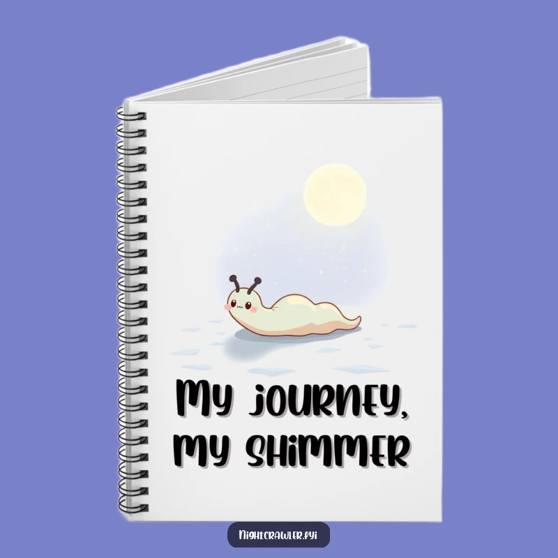 Funny Moonlit Slug Notebook: Cute Character's Journey, a Creative Funny Gift.