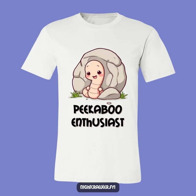 Funny Shy Pebble Earthworm T-Shirt: Wear Your Introverted Charm