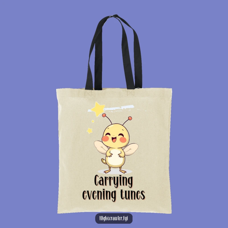 Funny Cricket Chirp Tote: Carry Summer Night Vibes